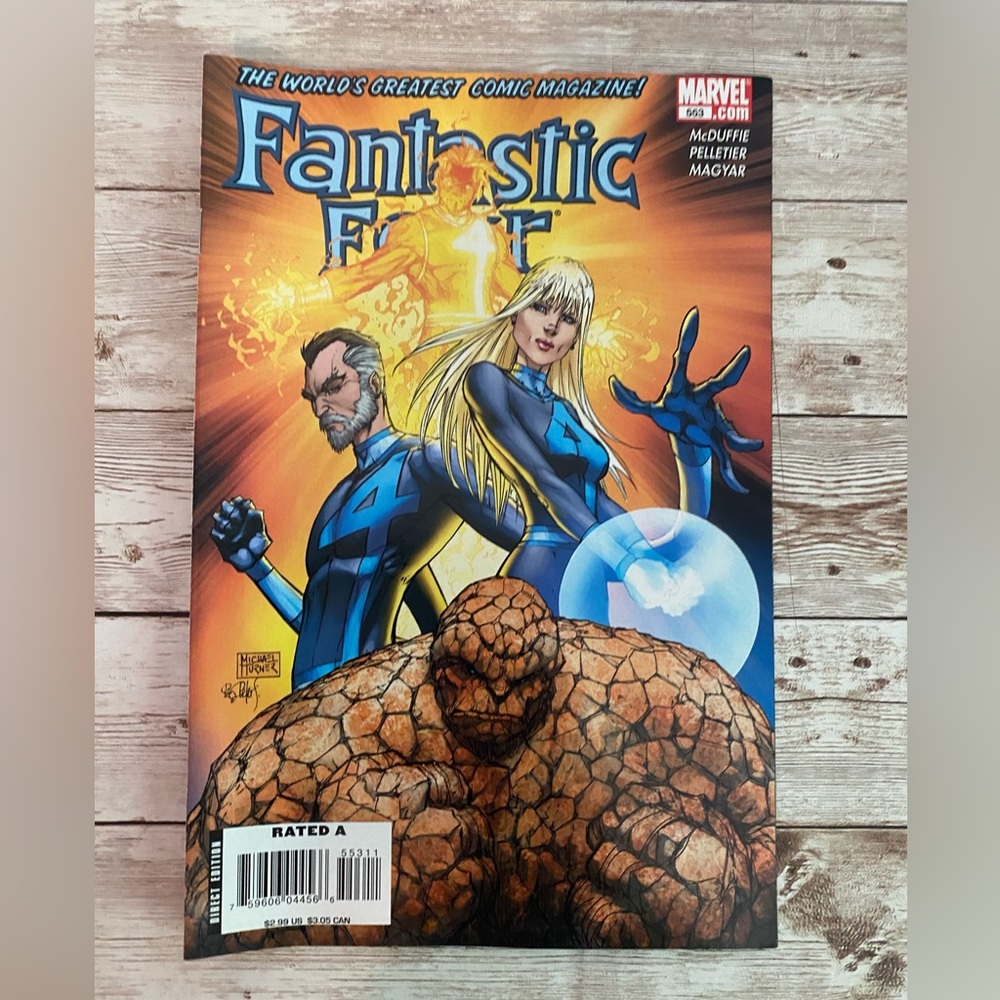 Fantastic Four #553 Michael Turner 2008 Comic Book